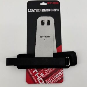 ETHOS Leather Hand Grips Gymnastics Weightlifting‎ Training Size L